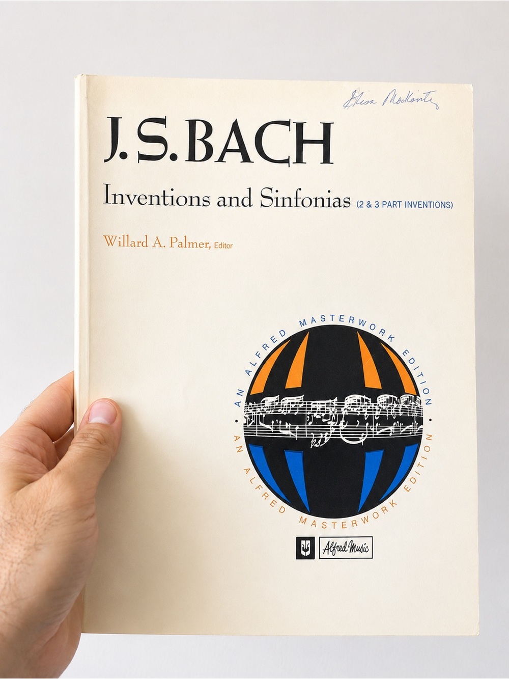 J.S. Bach Inventions and Sinfonias (2 & 3 Part Inventions edited by W. A. Palmer